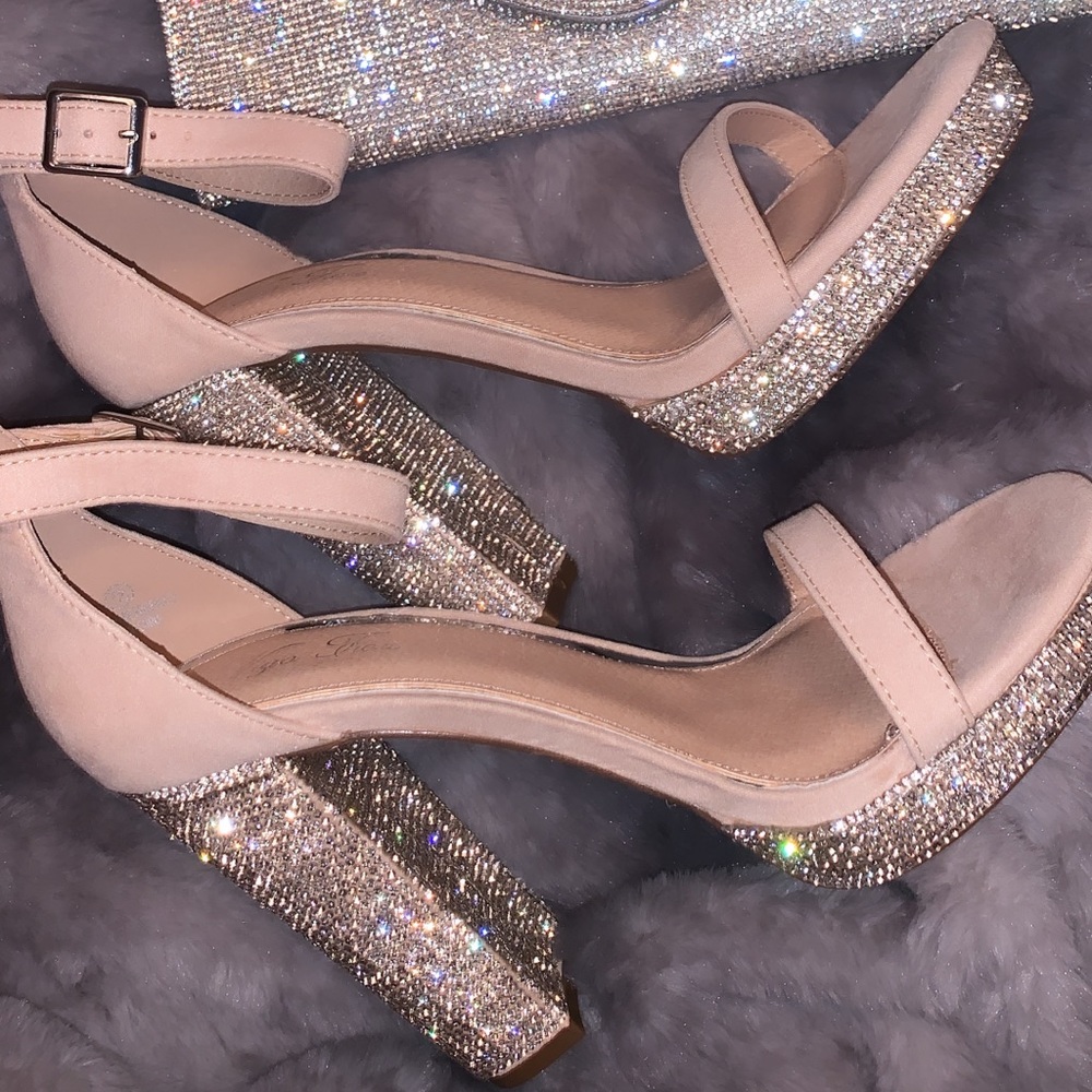 Rhinestone Heels